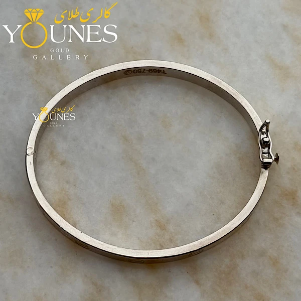 النگو طلا لاو کارتیر سفید